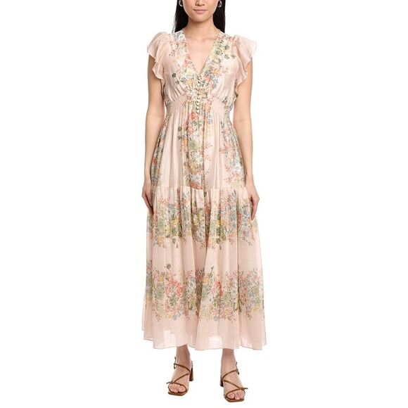 Taylor Dresses & Skirts - Taylor Womens  Belted Maxi Dress